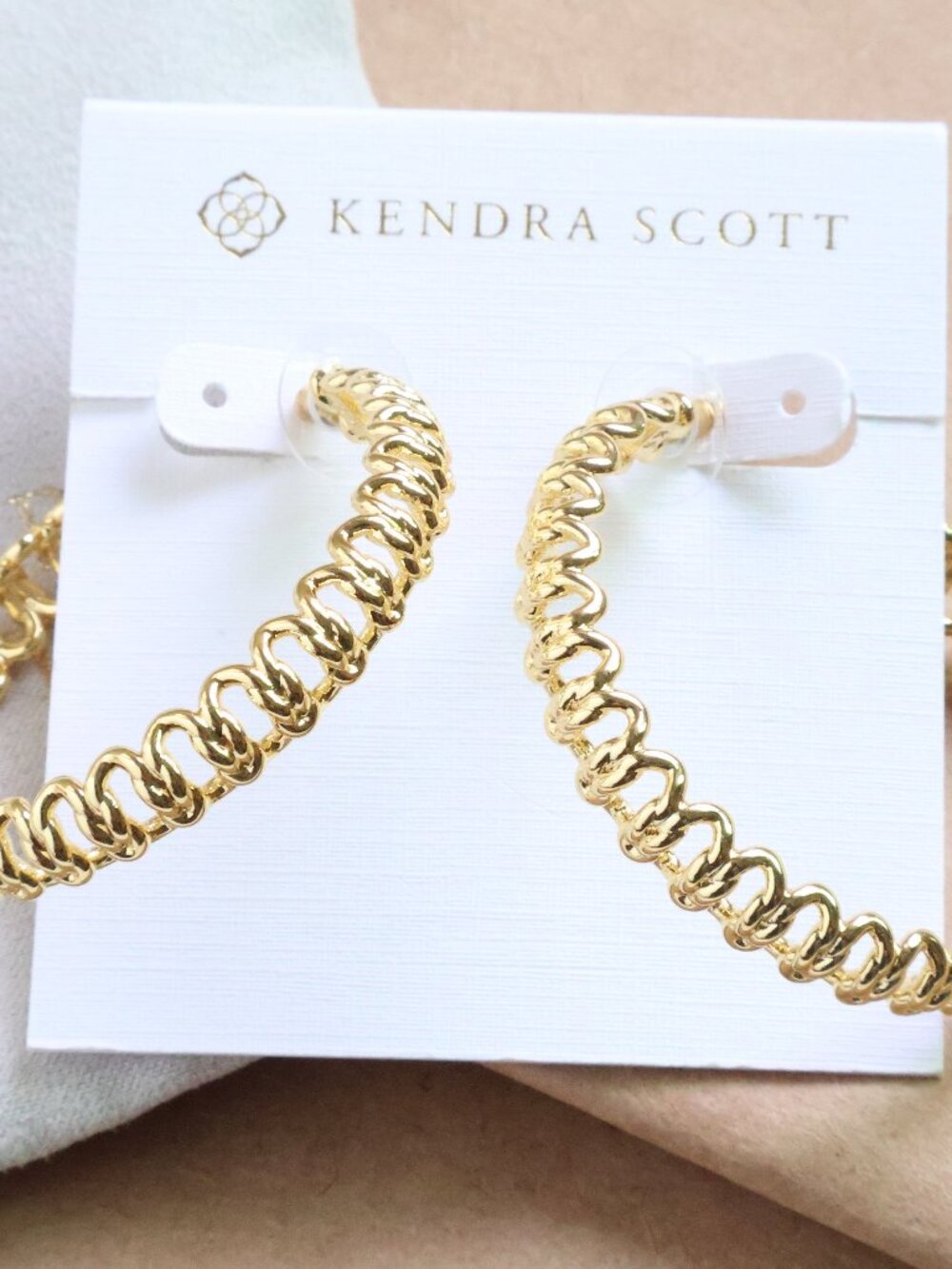 Kendra Scott Fallyn Gold Hoop Earrings